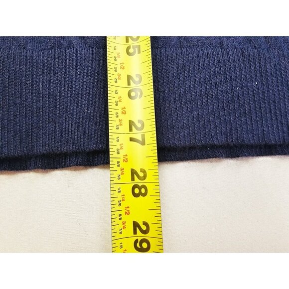 Johnnie-O Size Medium Mens Merino Wool Blend 1/4 Zip Embroidered Logo Sweater - Picture 9 of 10